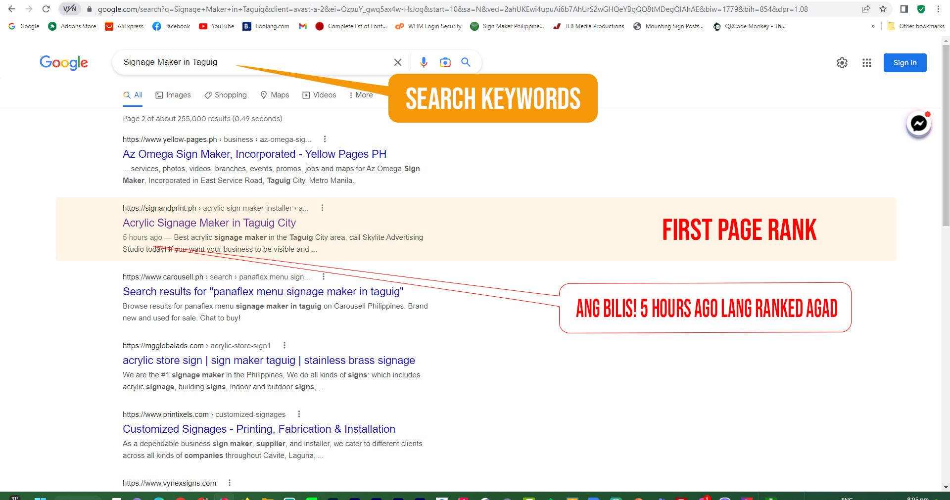 Gusto mo bang nasa first page rank ang Ad mo kay Google