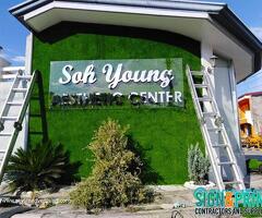 Soh Young Aesthetic Center Backlighted Stainless Build Up Sign in Colon Cebu