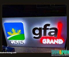 Acrylic Sign for GSIS Event Activation LED Modular in Cebu