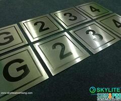 Stainless Steel Etching Sign
